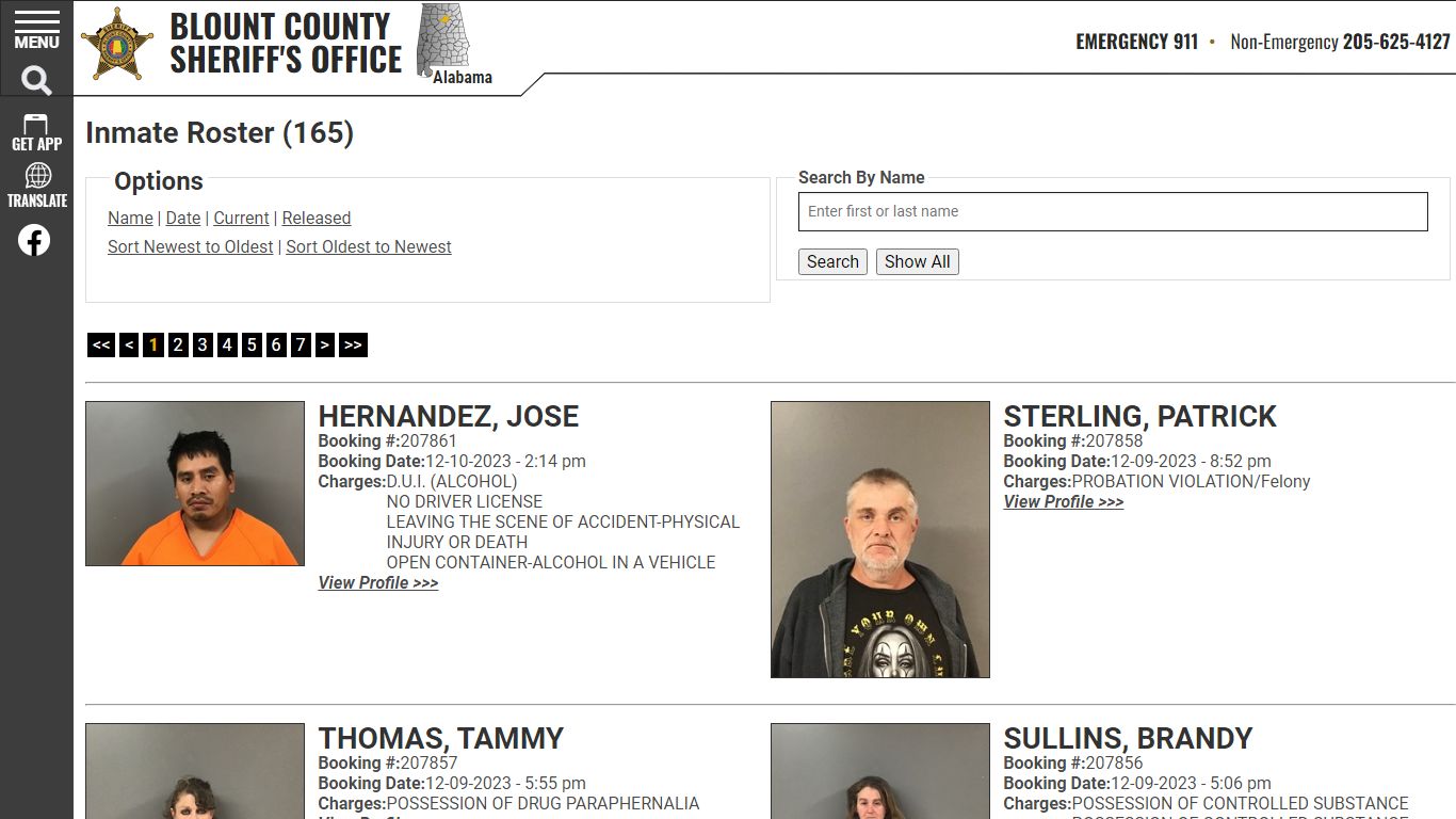 Inmate Roster - Current Inmates Booking Date Descending - Blount County ...